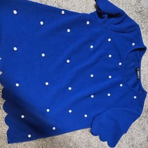 Shein Blue blouse